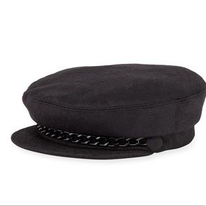 Eugenia Kim cashmere edgy chain cap from Moda blck